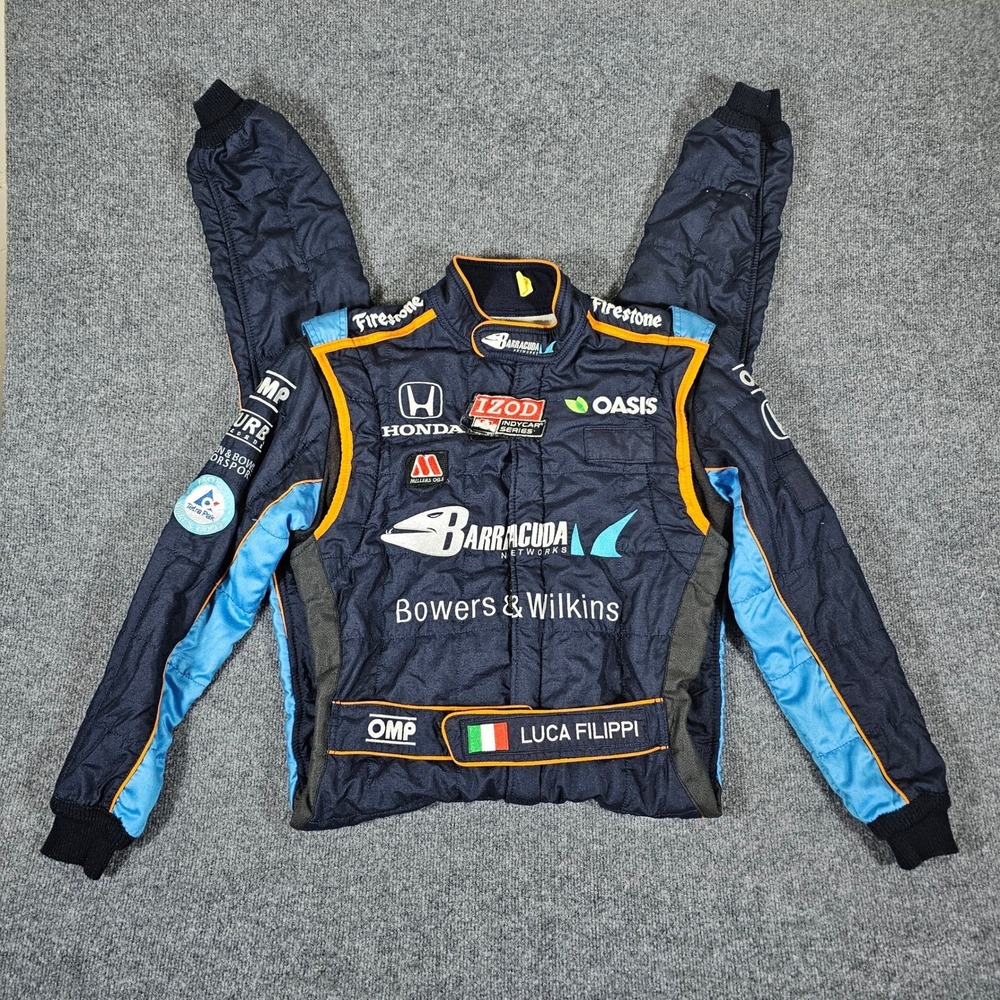 Rare Italy Driver Issued Luca Filippi OMP Racing Suit Honda IndyCar Series 2013